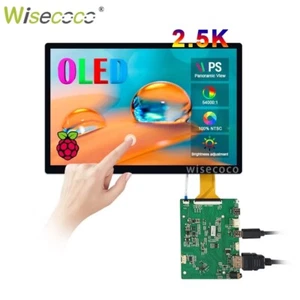 10.5'' 2.5K OLED Touch Screen 2560x1600 HDMI Driver Board Display 100% NTSC DIY - Picture 1 of 13