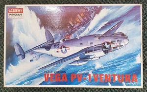 Kit Modelo Academy Versión Temprana Vega PV-1 Ventura 1/72 Sin Construir en Caja - Imagen 1 de 3