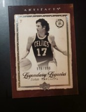 2007/2008 UD #178 John Havlicek Artifacts Legendary Legacies Serial #/999