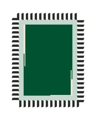 Alfombra acolchada a mano verde alfombra de lana hecha a mano y alfombras para sala de estar Foto 1 de 3