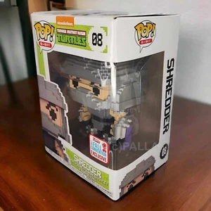 FUNKO POP TEENAGE MUTANT NINJA TURTLES 8-BIT SHREDDER #08 SDCC 2017 EXCLUSIVE - Picture 1 of 2