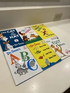 Lot of 6 I Can Read Dr. Seuss Books Series Foot Book Wocket In Pocket ABC Cat - Picture 1 of 11