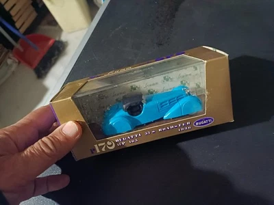 BRUMM ORO 170 BUGATTI ROADSTER HP 165 1938 SCALA 1:43 CON SCATOLA BOX - Immagine 1 di 3