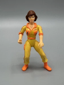 Figurina TMNT April O’Neil Orange Stripes 1988 5” Playmates Vintage - Foto 1 di 5