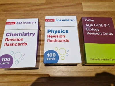 Collinsc AQA GCSE Triple Science Revision Cards Biology Chemistry Physics - Image 1 of 4