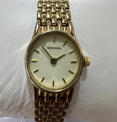 Reloj Sekonda Damas Tono Dorado Cuarzo Reloj de Vestir - Pulsera Estilo Vintage Foto 1 de 4
