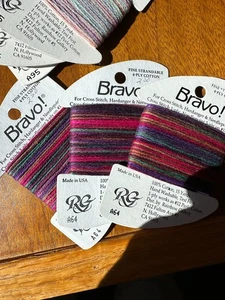 Bravo Rainbow Gallery fine stradable 4 ply cotton assortment E - Picture 1 of 7