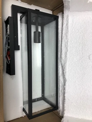 Aplique de pared exterior Trans Globe 40752 BK Oxford 22,5" - negro Foto 1 de 3