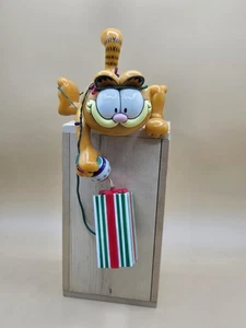 Vintage Enesco Garfield Light-Up Holiday Stocking Hanger 1978 Not Working  - Picture 1 of 7