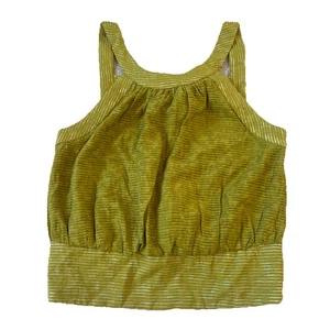 Anthropologie Smocked Tie-Back Tank Top Women’s Medium - Picture 1 of 7