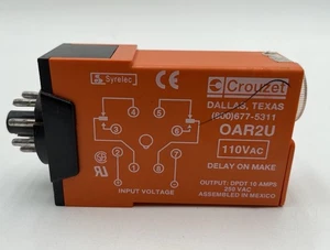 CROUZET OAR2U RELÈ CONTROLLO TEMPO 110VAC  - Foto 1 di 4