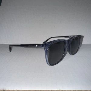 Gafas de sol MONTBLANC cuadradas/rectangulares azules grises gafas de lujo MB0008S - Imagen 1 de 10