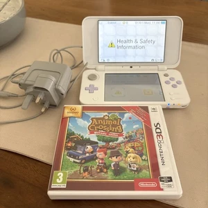 NEW Nintendo 2DS XL Console White & Lavender / Great condition, Hardly used - Picture 1 of 7
