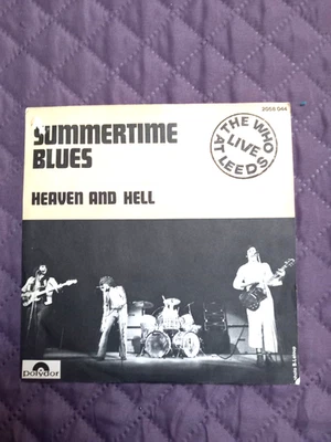 THE WHO - SUMMERTIME BLUES - 45 T Single - - Photo 1/4