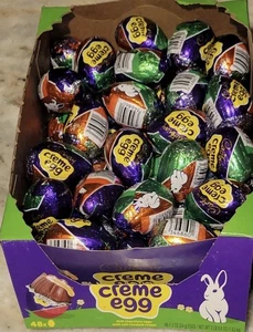 CADBURY CREME EGG Milk Chocolate 1.2 oz Eggs (48 Count) New PAST DATE BUT GOOD - Picture 1 of 1