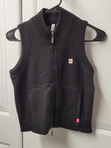 Ecko Red Vest Top Women's Size: Medium CUTEST Zip Wool Blend Y2K - Picture 1 of 12