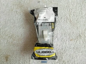 Interruptor comercial HUBBELL CS115W, polo único 15A 120-277 VAC NUEVO EN PAQUETE - Imagen 1 de 7