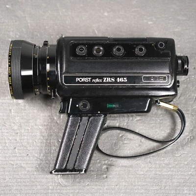 PORST reflex ZRS 465 - Super 8 Kamera mit Macro Zoom (10x) Lens F:1,7 6,5-65mm - Bild 1 von 4