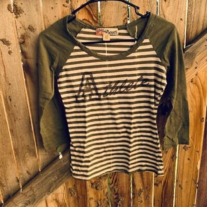 Wallflower striped mid sleeve T-shirt small - Picture 1 of 8