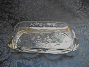 ANCHOR HOCKING SAVANNAH COVERED BUTTER DISH - Picture 1 of 3