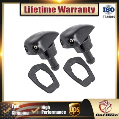 Adjustable windshield wiper washer DUAL Hole Universal Nozzle Sprayer/Sprinkler - Image 1 of 4