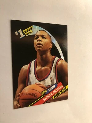  Tarjeta de baloncesto Derrick Coleman Topps 1993 #10 hecha en EE. UU. Foto 1 de 4