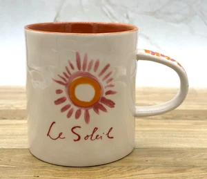 Anthropologie Le Soleil Ceramic Mug Milou Neelen Hotel Magique Sun Graphic New! - Picture 1 of 12