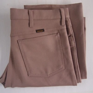 Wrangler men's tan drill pants 82TN 33x34 made in Mexico - Picture 1 of 7