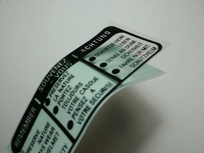 Adesivo adesivo marca de segurança Honda CB350 750 XL 75 CT MT50S Preserve Nature Lichtung - Imagem 1 de 2