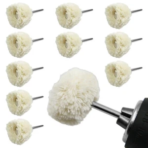 20Pc Wool Felt Abrasive Head Dremel Granding Buffing Pad Rotary Tool Accessories - Picture 1 of 6