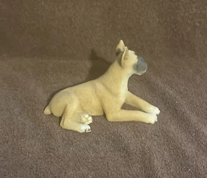 Gebrauchte 1988 Vintage Castagna liegende Boxer Hund Figur Made in Italy - Bild 1 von 5