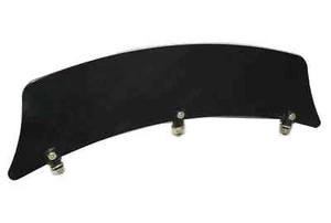 Front Mudguard Number Plate Steel Black Fit For Royal Enfield BSA Universal Fit - Picture 1 of 6