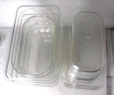 (06-Bx)  Cambro (94CW135) 4" Ninth-Size Food Pan - Camwear - Image 1 of 4