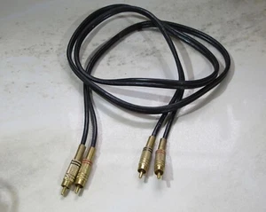 3C-2V coaxial Cable, Audio Kabel, Cinch, RCA 1,5 Meter - Picture 1 of 3