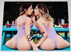 CHANEL CAMRYN STELLA DEL CINEMA PER ADULTI - MODELLO FIRMATO AUTOGRAFO FOTO HOT 8X10 +PROOF 8 - Foto 1 di 2