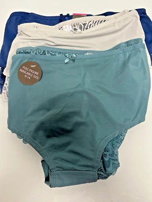 Bragas descaradas Secret Treasures para mujer con encaje trasero, paquete de 3 talla 14 P4 Foto 1 de 4