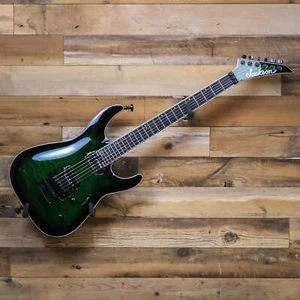 Jackson Pro Plus Series Dinky DKAQ Electric Guitar, Emerald Green U257402 - Picture 1 of 10