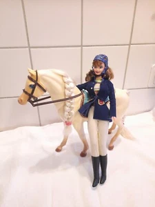 Barbie Pferd, Leckermaul 90er Jahre Spielzeug, Mattel, Vintage mit Reiter Barbie - Bild 1 von 11