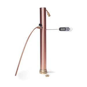 Copper AlcoEngine Reflux Pure Distilling Condenser Still G2 Alcohol Make - Picture 1 of 5