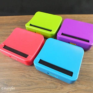 Zigarettendrehmaschine, Kunststoff, mit Tabak-Box, Zigarettenroller, versch Farb - Bild 1 von 21