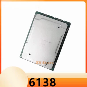 6138 2.0GHz 27.5MB Smart Cache 20-Cores 40-Thread 125W LGA3647 CPU Processor New - Picture 1 of 2