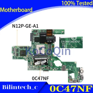 FOR DELL XPS L502X HM67 GT525M GT540M Laptop Motherboard 0C47NF DAGM6CMB8D0 - Picture 1 of 6