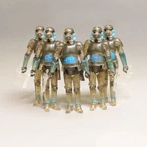 lot of 5 Hasbro Star Wars Transparent Shadow Stormtrooper ac figure w gun 3.75" - Picture 1 of 4