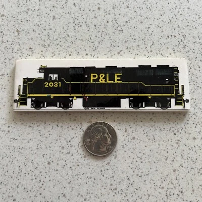 Andy Fletcher P&LE Railroad Train Locomotive Refrigerator Magnet - Imagem 1 de 2
