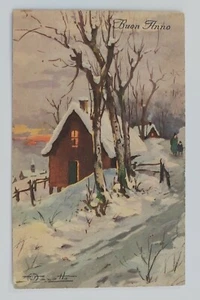 97946 Cartolina illustrata - Buon anno - Imagen 1 de 4