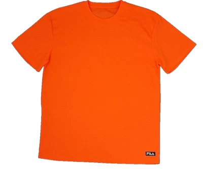 Camisa de manga corta naranja de alta visibilidad Fila para hombre Foto 1 de 4