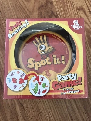 Spot It! Jogo de cartas combinando Visual Dexterity Family Party - Novo - Imagem 1 de 2