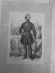 1854 Sultan Abdul Medjid & Mourad Effendi 5 Ancient Newspapers - Picture 1 of 5