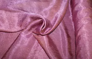 PINK POP Sateen Crush Fabric, Light Weight, 130cm Wide, Per Metre - Picture 1 of 6