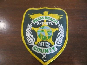 PALM BEACH COUNTY SHERIFF'S OFFICE DEPT. FLORIDA OBSOLETE VINTAGE PATCH - Picture 1 of 2